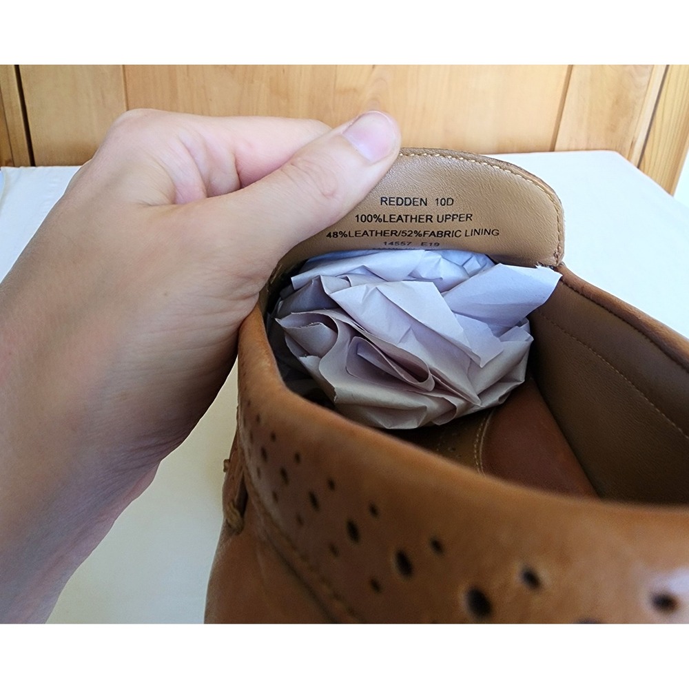 Polo Ralph Lauren US 10 Brown Leather Penny Loafers Quiet Luxury Prep School - Picture 8 of 9